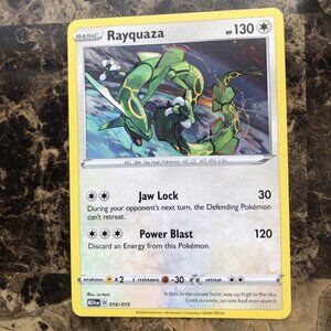 Rayquaza 014/015 McDonald’s Happy Meal 2024 Pokemon Card Jaw Lock Power Blast